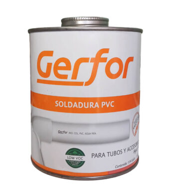 1/4 de Soldadura PVC Gerfor