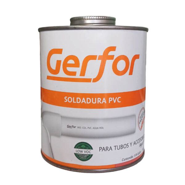 1/4 de Soldadura PVC Gerfor