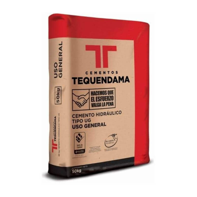 bulto de cemento gris tequendama x 50 kilos