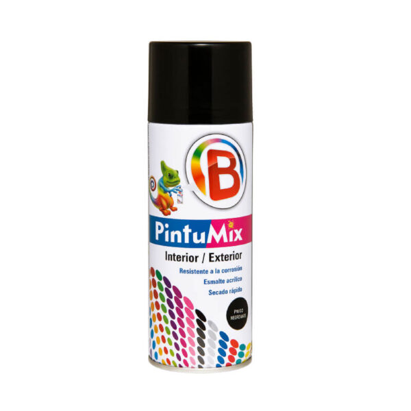 Pintura en Aerosol Negro Mate Pintumix - 400ML