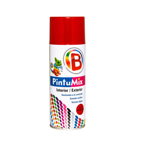 Pintura en Aerosol Rojo Brillante Pintumix - 400ML