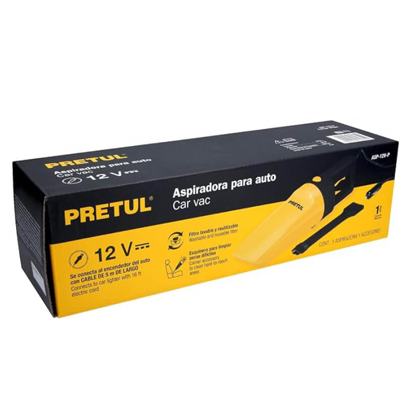 Aspiradora portátil para carro 12V - Pretul - Image 2