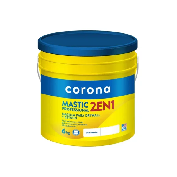 galón de estuco corona 2 en 1